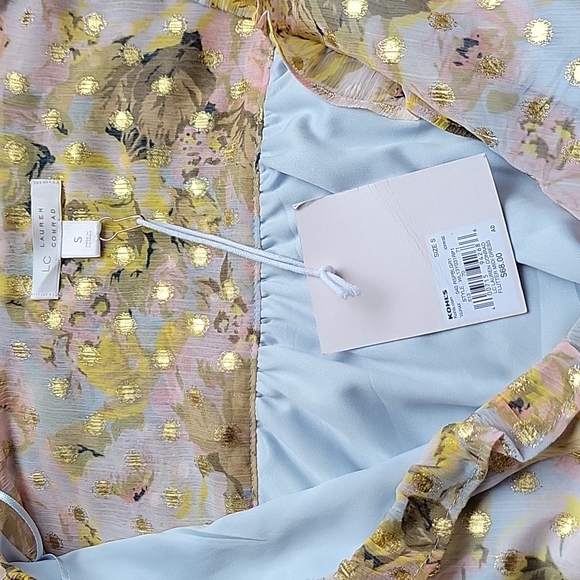 Lauren Conrad Flutter Sleeve Ruffled Midi Dress - Picture 5 of 6